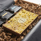 Luxury Dubai Style Custom Chocolate & Zen Tea Gift Box Black and White London