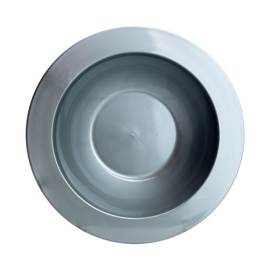 Plastic Bowl Silver Mikki Mugs Black and White London