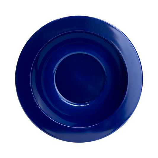 Plastic Bowl Navy Blue Mikki Mugs Black and White London