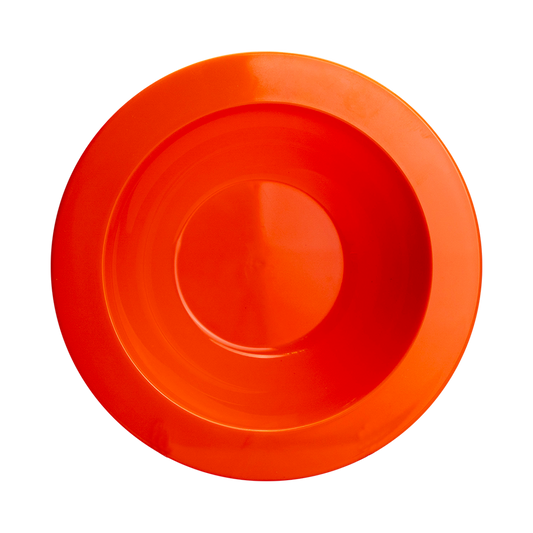 Plastic Bowl Orange Mikki Mugs Black and White London