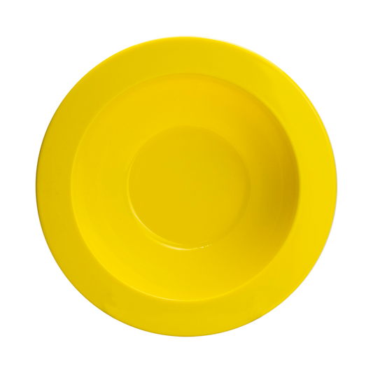 Plastic Bowl Yellow Mikki Mugs Black and White London
