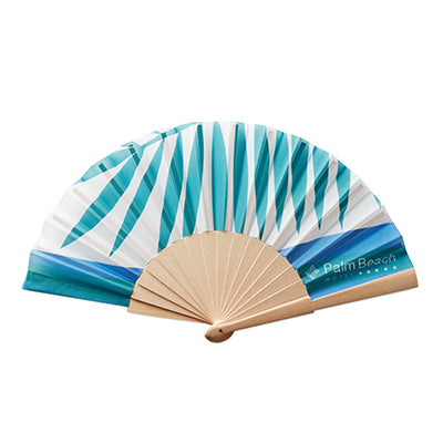 Bespoke Wooden Hand Fan with 100% Print Coverage