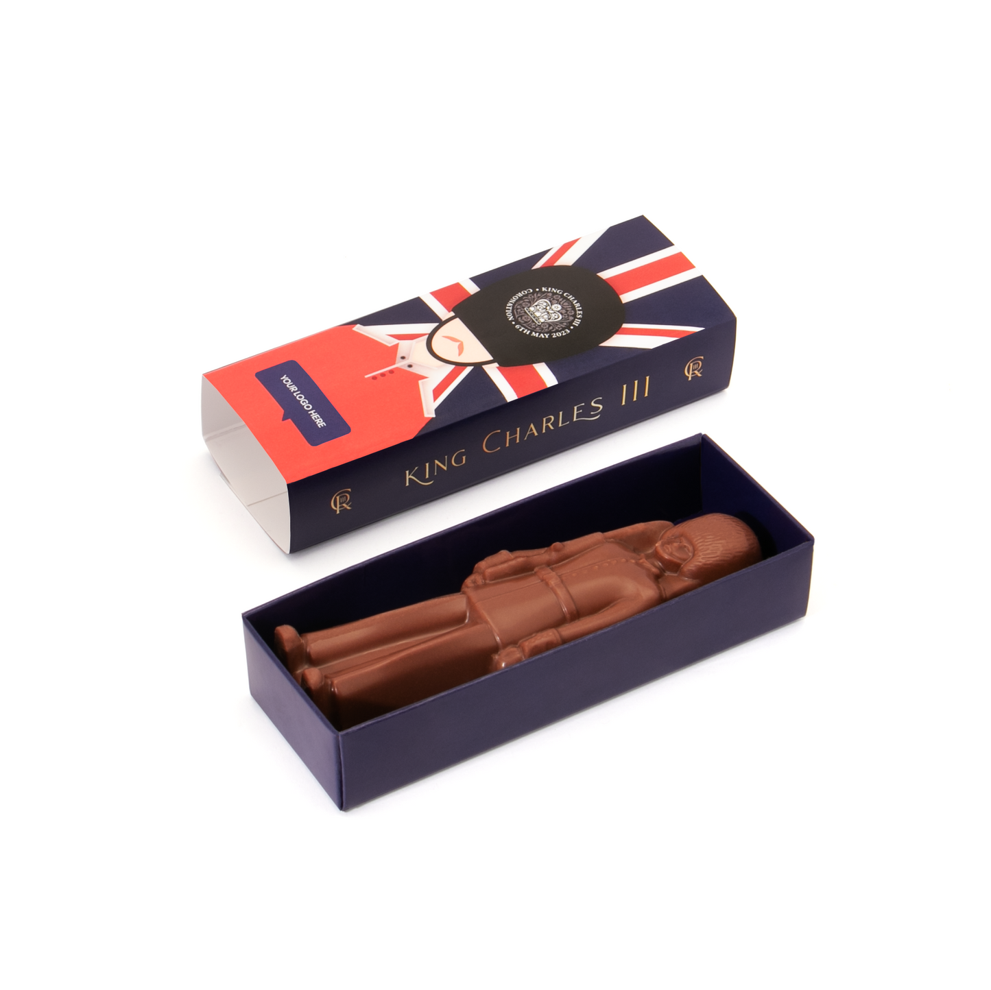 Kings Coronation - Eco Matchbox - King's Guard Black and White London