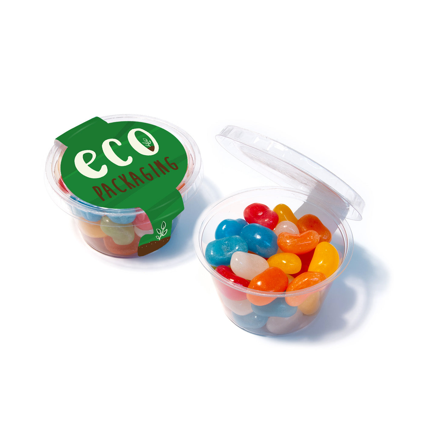 Eco Maxi Pot - Jolly Beans Pick N' Mix Black and White London