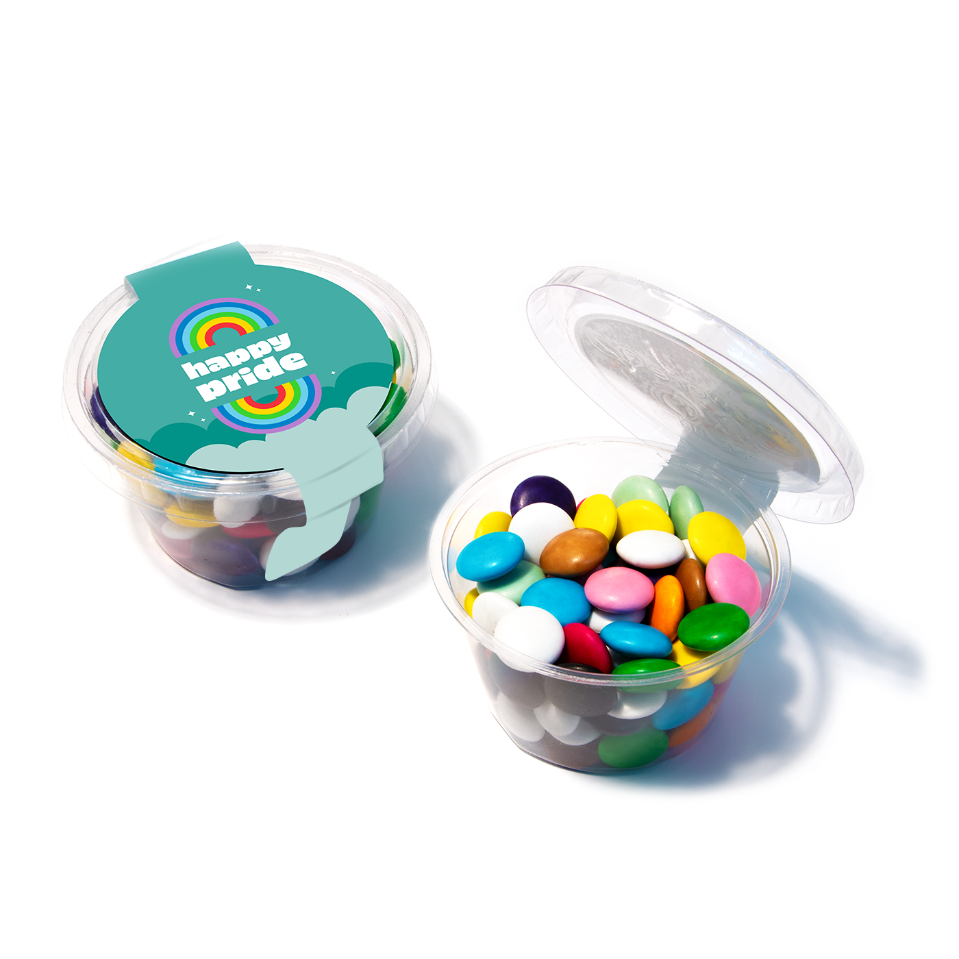 Pride Eco Maxi Pot Beanies Sweets & Confectionery Black and White London