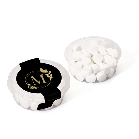 Eco Range - Eco Midi Pot - Midi Mints Black and White London