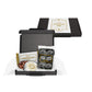 Gift Boxes - Mini Black Postal Box - Chocolate Edition Black and White London