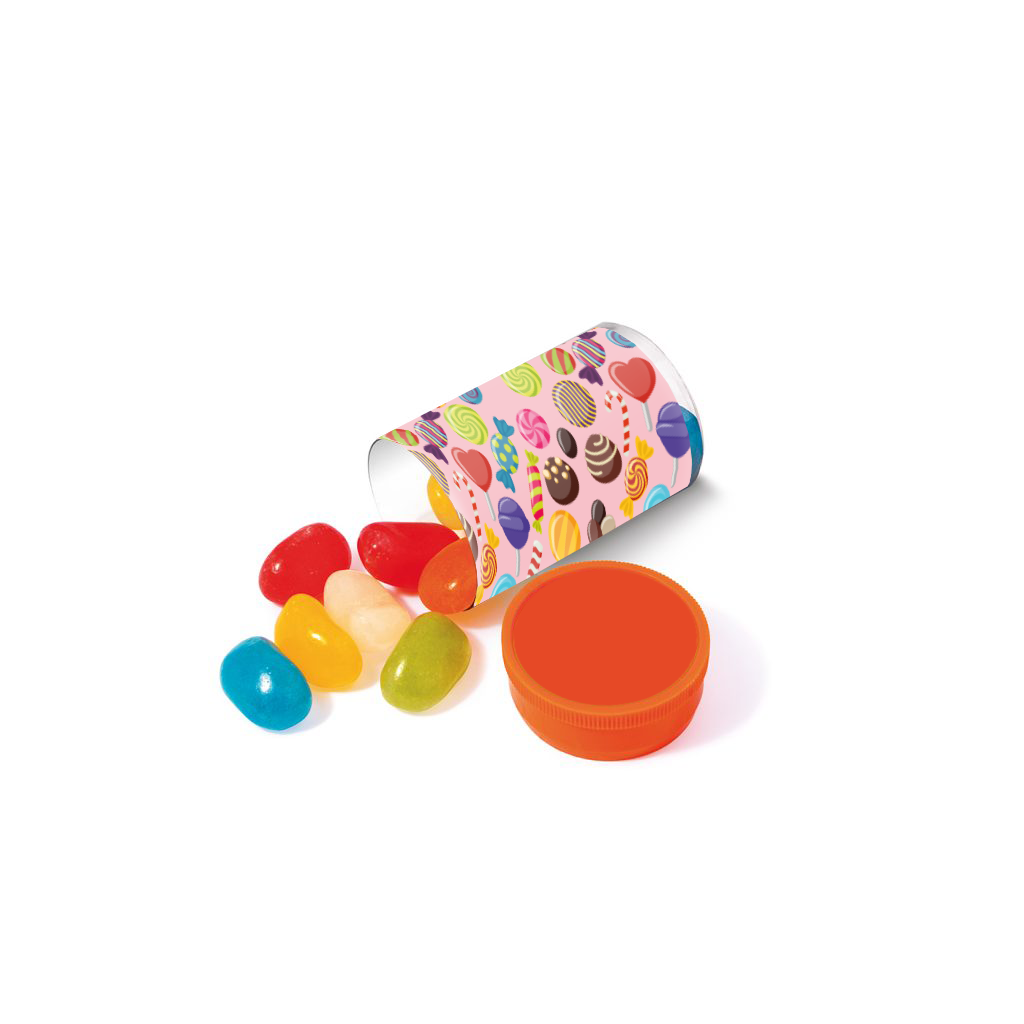 Mini Tube - Jolly Beans Pick N' Mix Black and White London