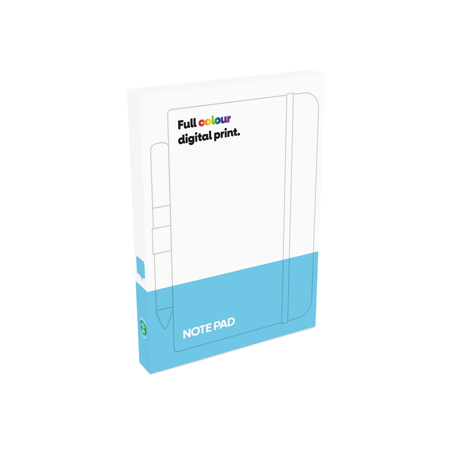 Box Service - Notepad Box Black and White London