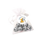 Organza Bag - Chocolate Footballs Black and White London