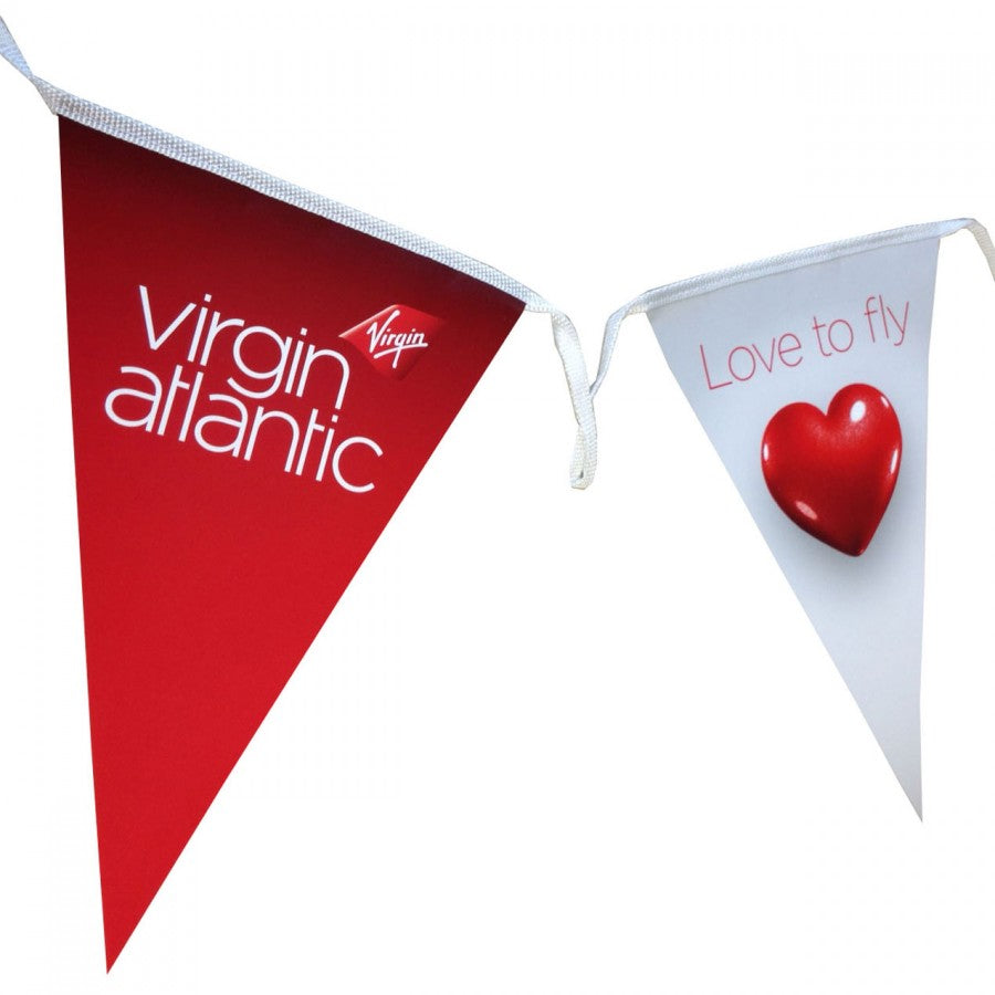 Waterproof Outdoor Bunting  Black and White London