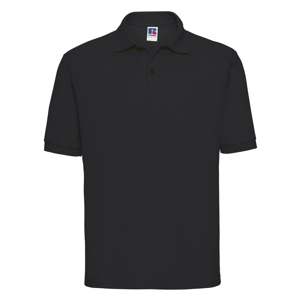 Classic Polycotton Polo Black and White London