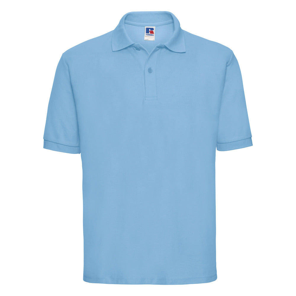 Classic Polycotton Polo Black and White London