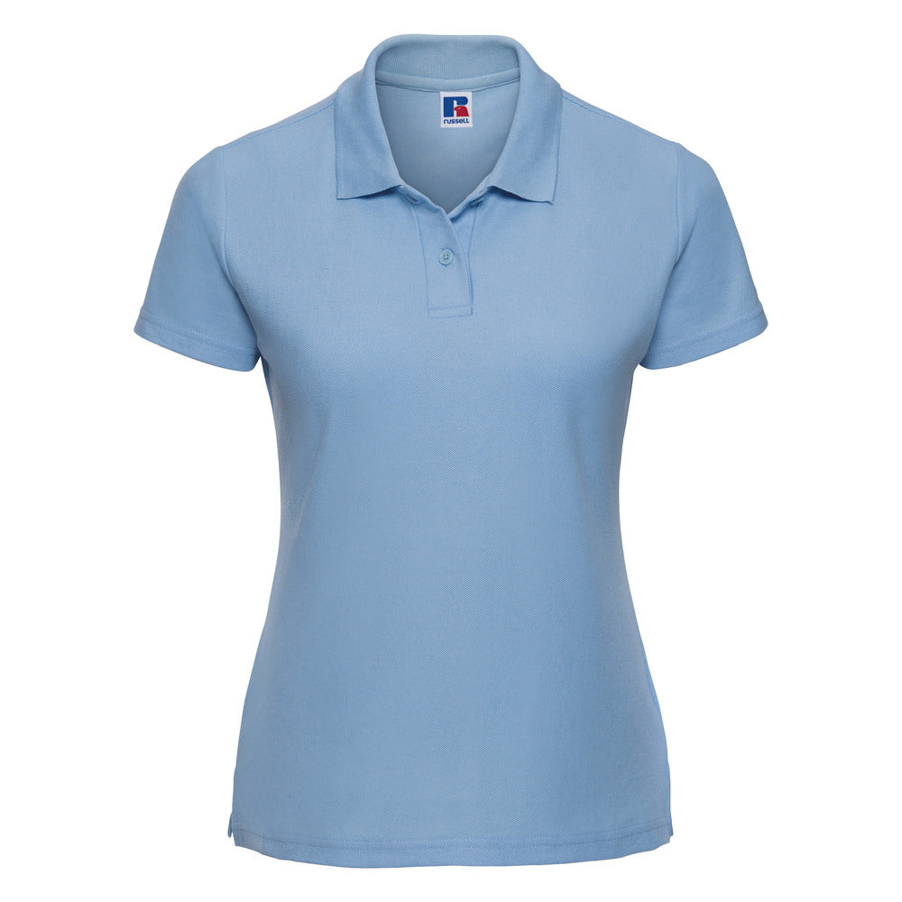 Classic Polycotton Polo Black and White London