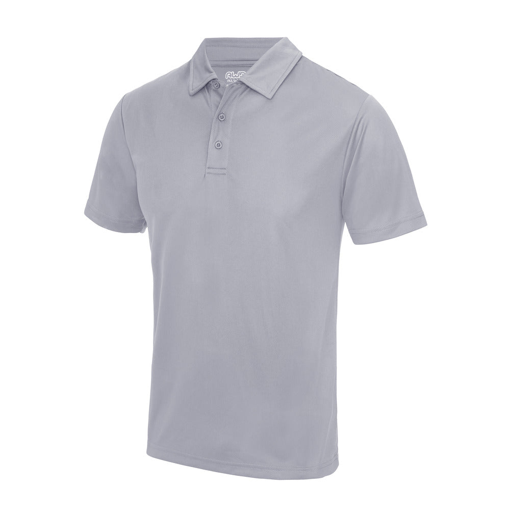 AWDis Polyester Just Cool Polo Black and White London