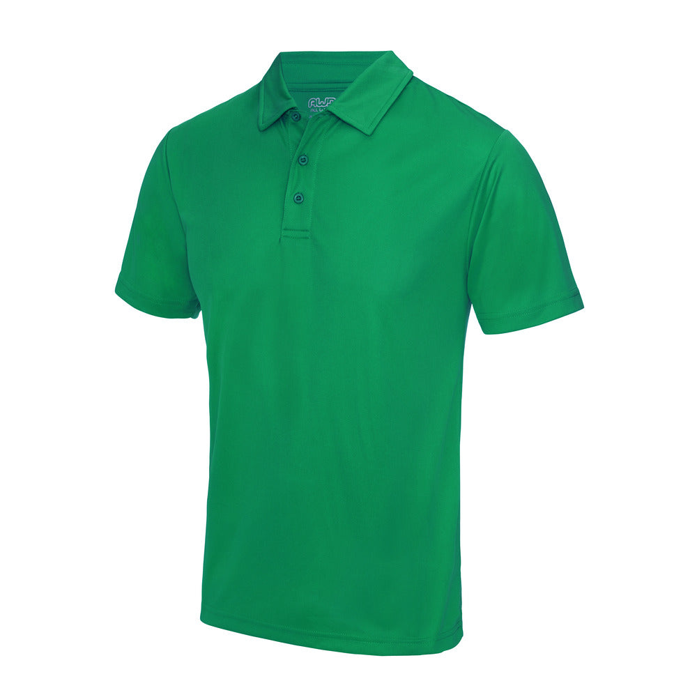 AWDis Polyester Just Cool Polo Black and White London