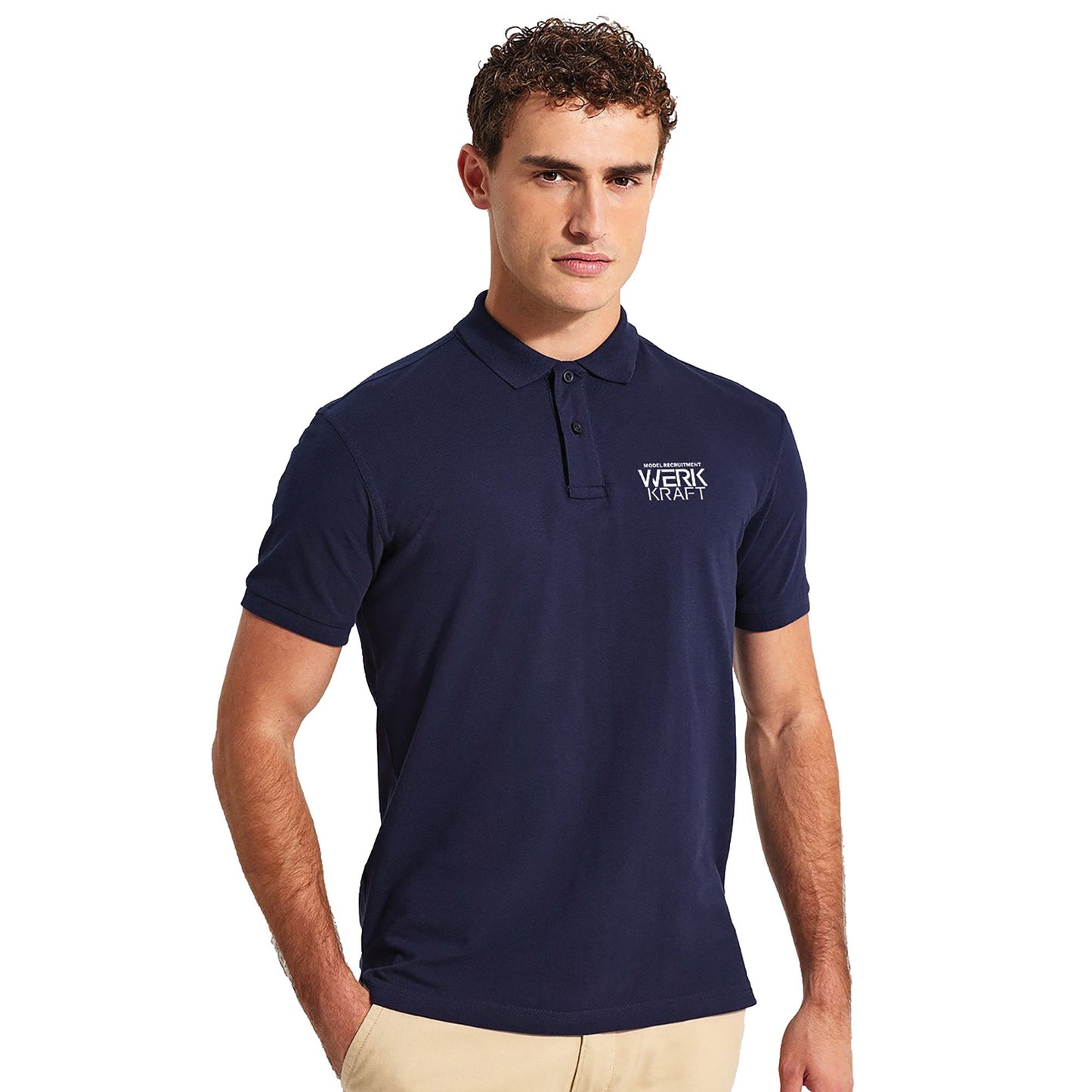 Asquith & Fox AQ010 Classic Fit Polo Black and White London