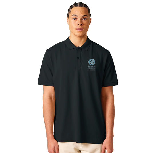 100% Organic Prepster Polo Black and White London