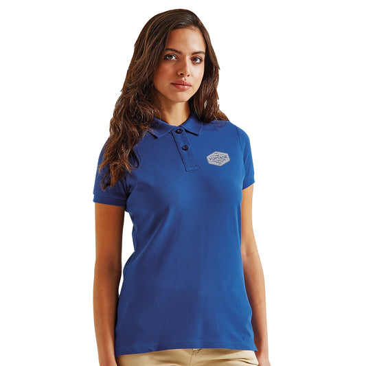Asquith & Fox AQ020 Women's Classic Fit Polo Black and White London