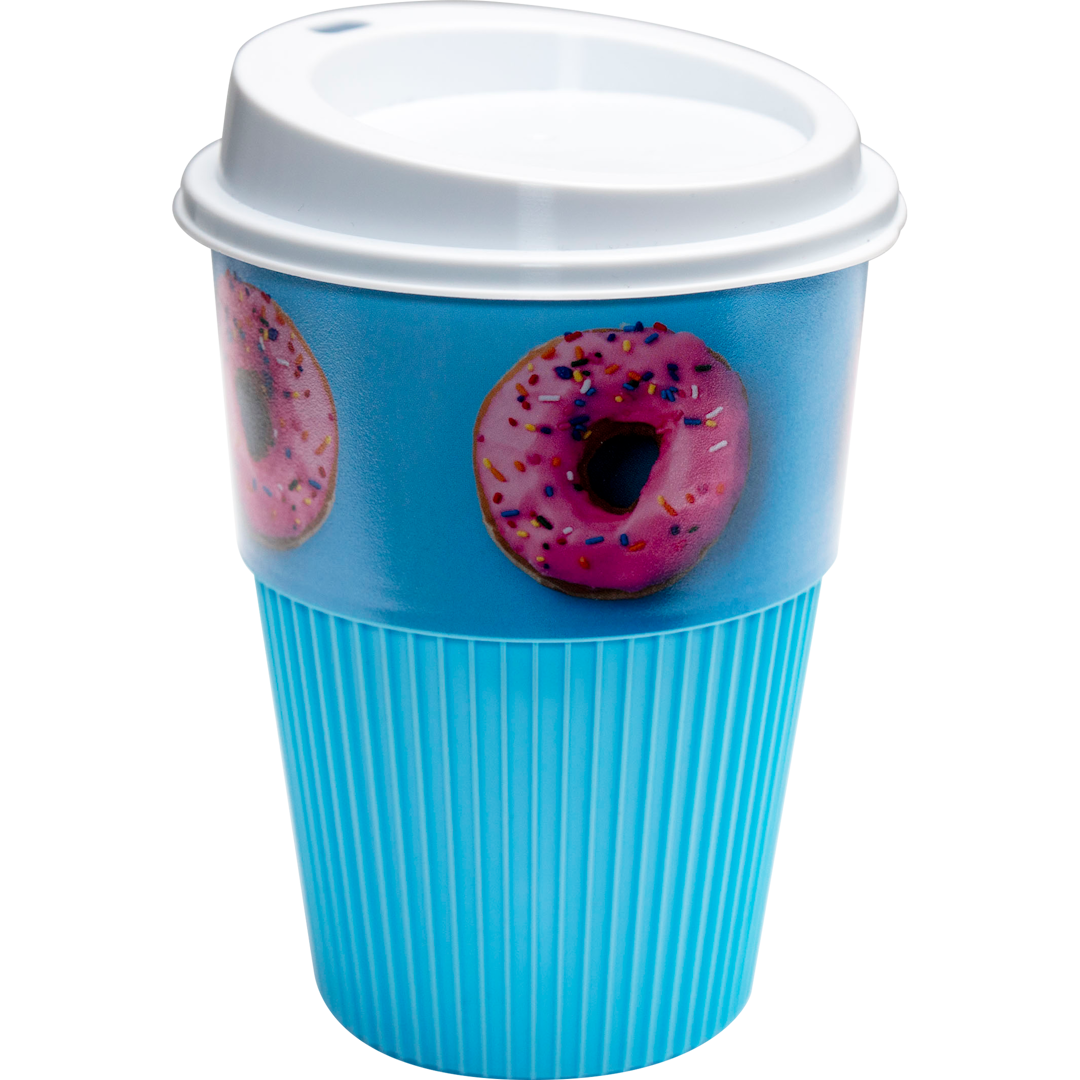 Pulse Coffee Cup Light Blue Thermalmate Black and White London