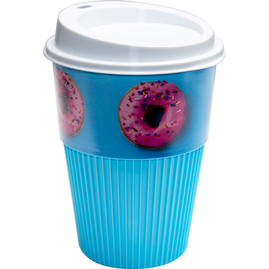 Pulse Coffee Cup Light Blue Thermalmate Black and White London