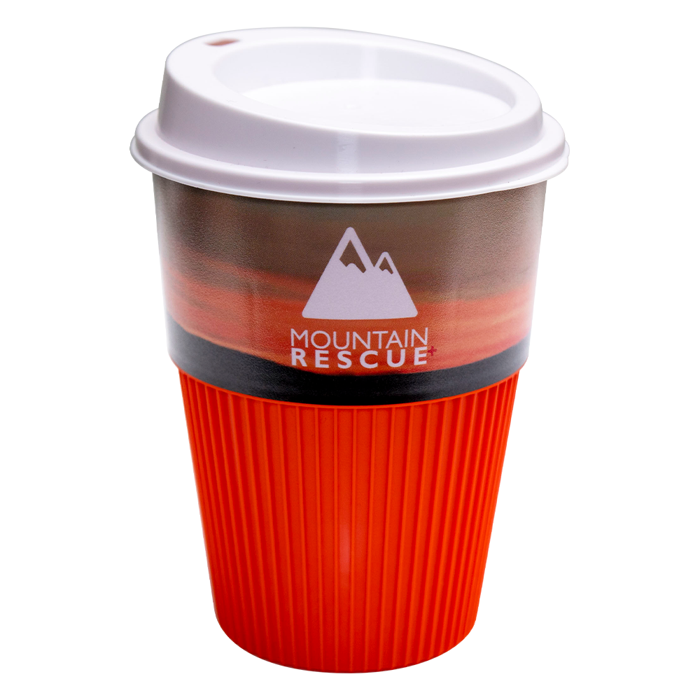 Pulse Coffee Cup Orange Thermalmate Black and White London
