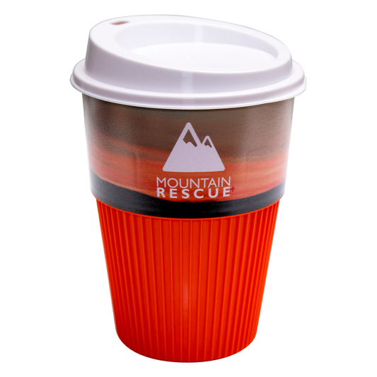Pulse Coffee Cup Orange Thermalmate Black and White London