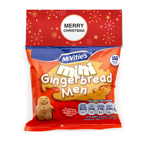 Header Bag - Mini Gingerbread Men Advent Calendars Black and White London
