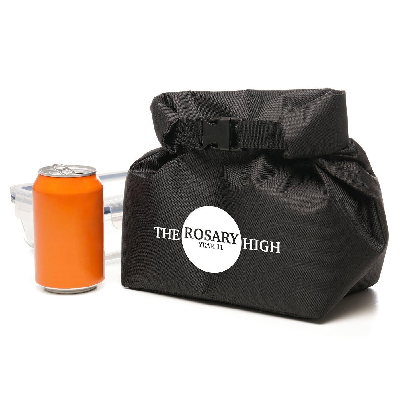 Roll Down Cooler Bag Black and White London®