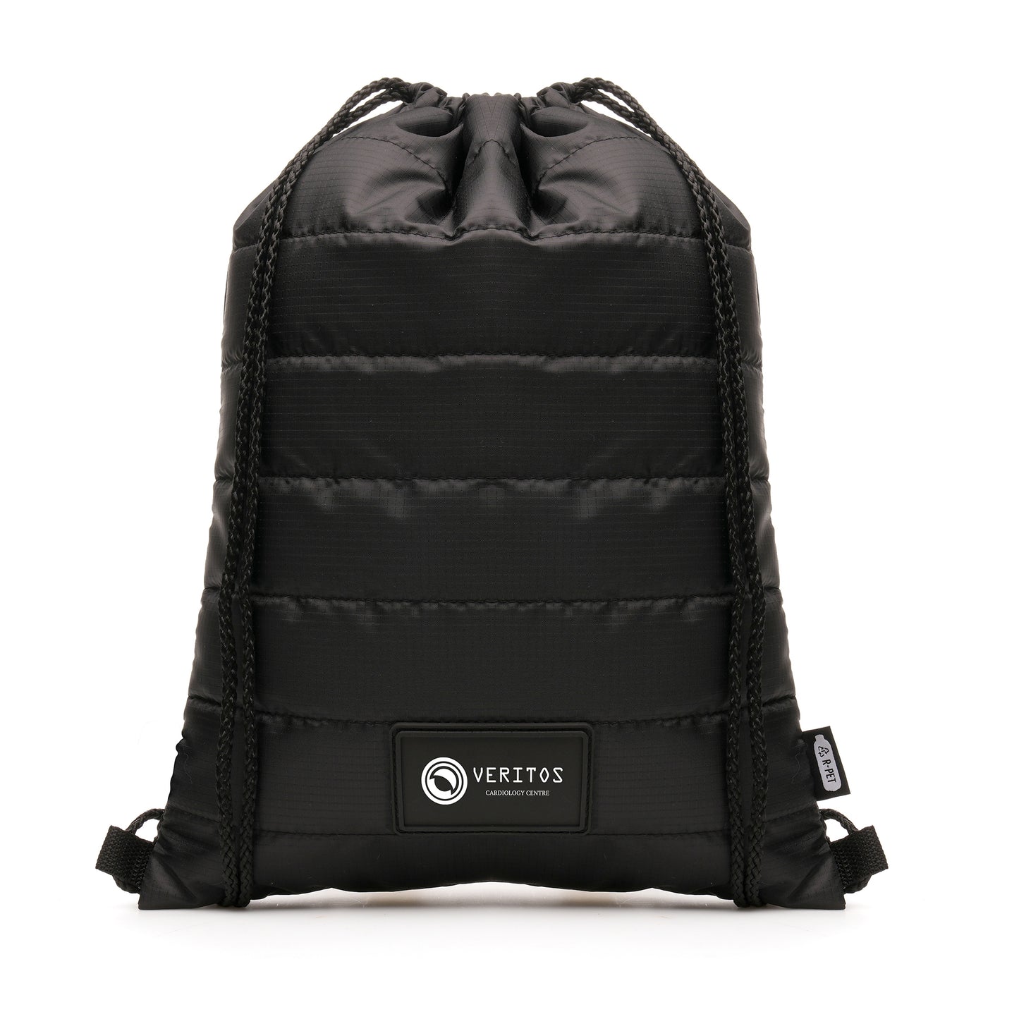 Puffer Drawstring Bag Backpack Black and White London®