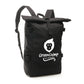 RPET Roll Down Bag Black and White London®