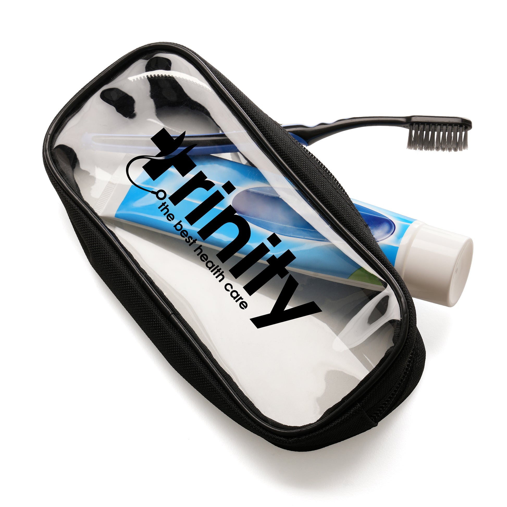 Transparent Pencil Case Black and White London®