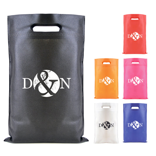 Brookvale Shopper Non-Woven Tote Bags Black and White London