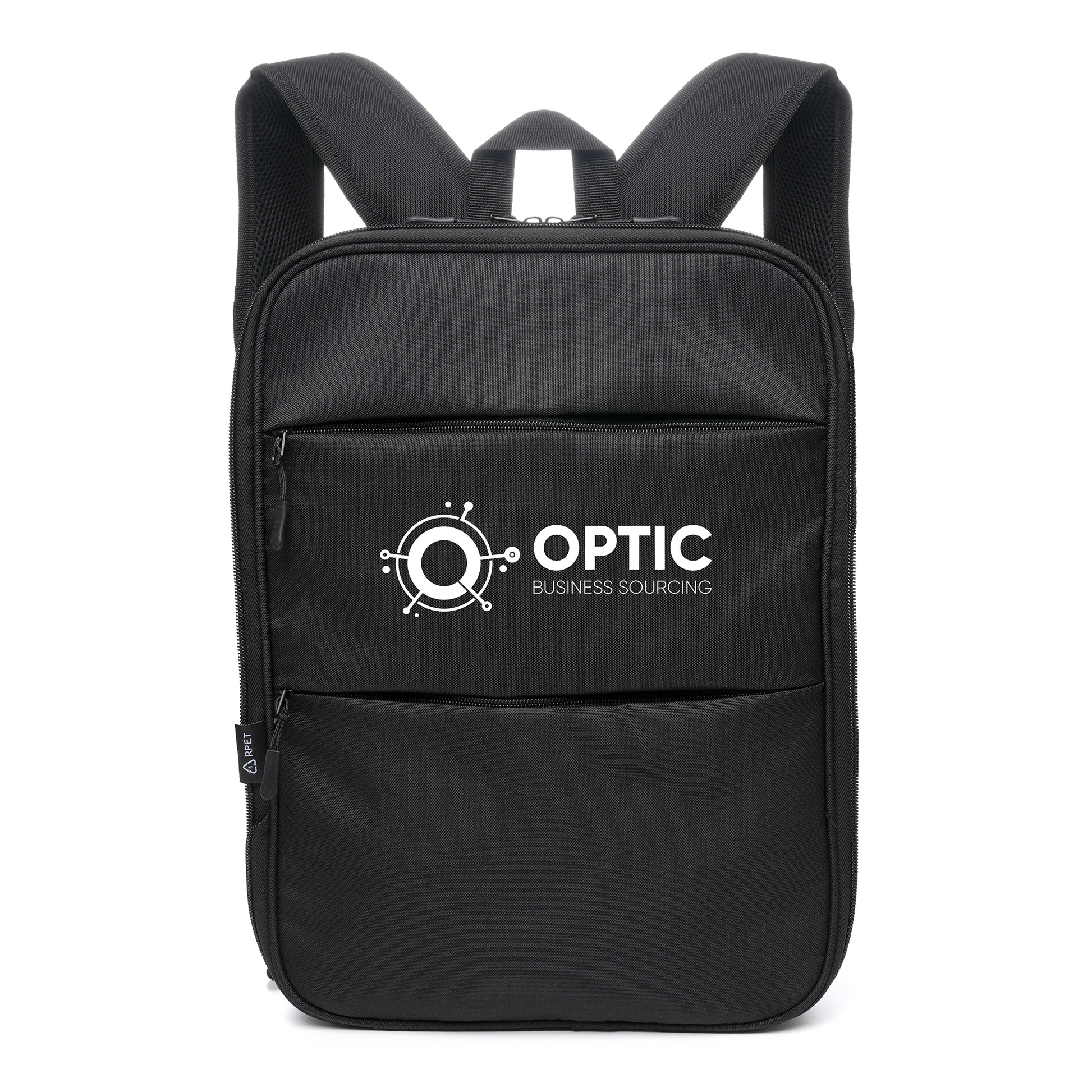Recycled Extendable Backpack Black and White London®