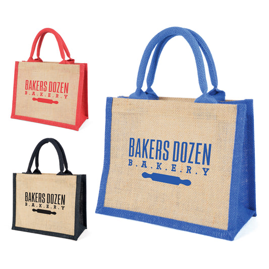 Mini Coloured Trim Halton Shopper Black and White London®
