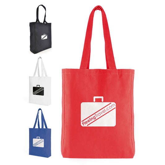 Dunham Coloured Cotton 10oz Shopper Black and White London®