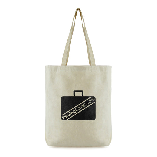 Dunham Natural Cotton 10oz Shopper Black and White London®
