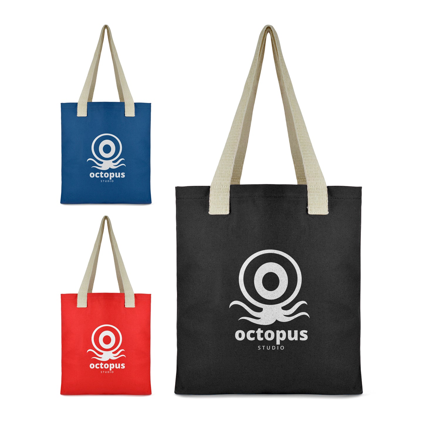 Hegarty Shopper Cotton & Jute Bags Black and White London