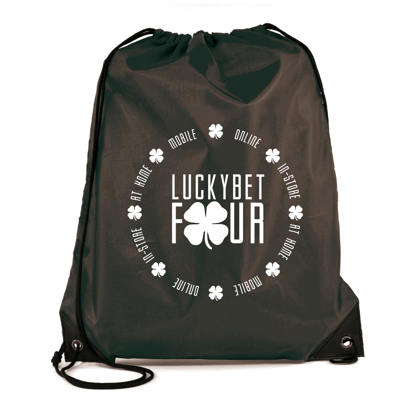 Pegasus Plus Drawstring Bag Drawstring Bags Black and White London