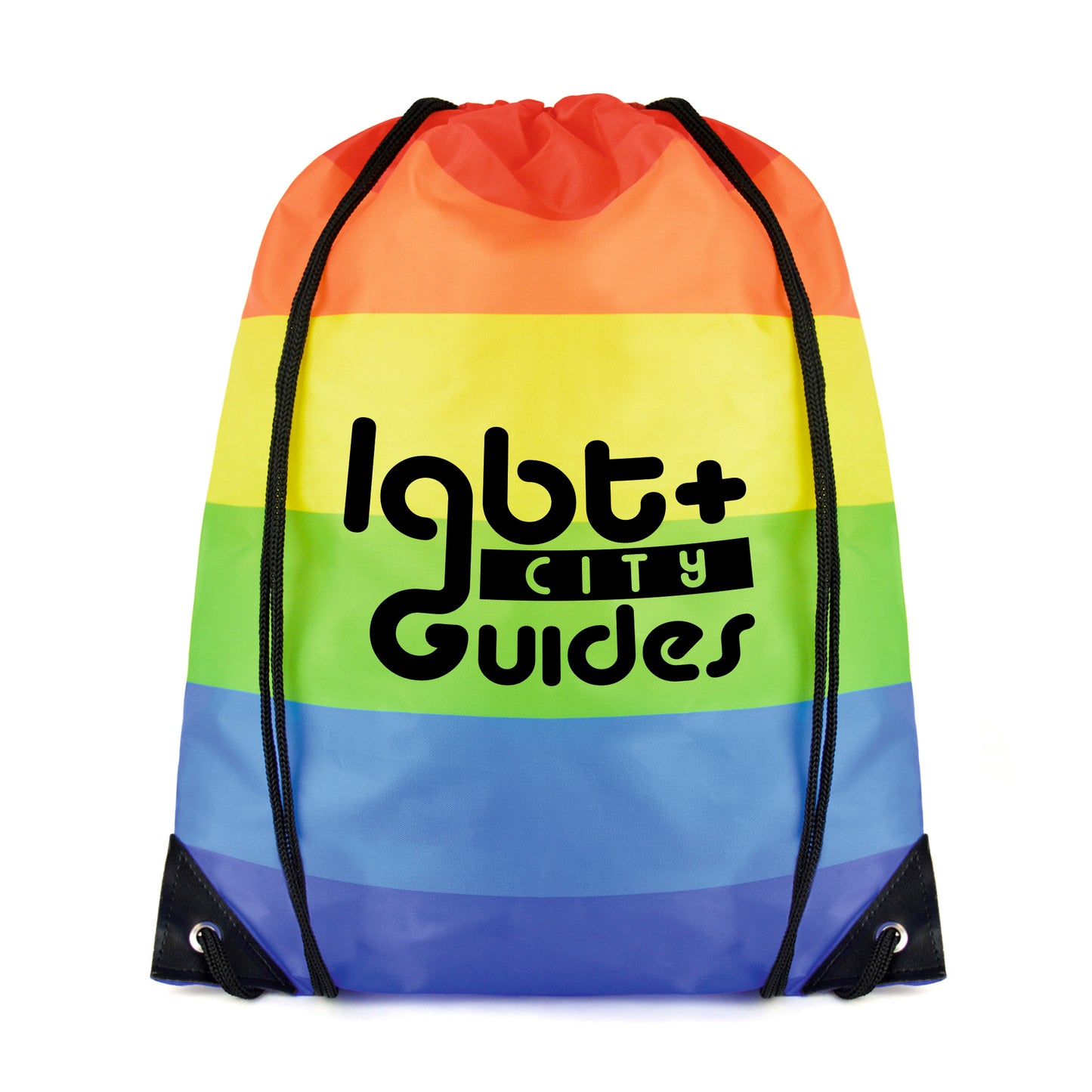 Rainbow Pegasus Drawstring Bag Black and White London®