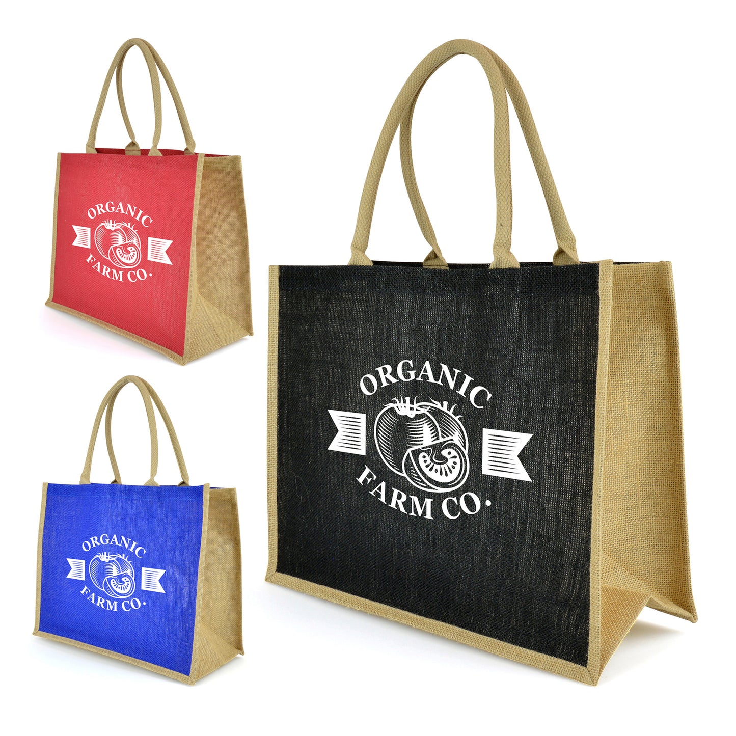 Large Coloured Halton Shopper Black and White London®
