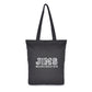 Edwin Zipped Shopper Cotton & Jute Bags Black and White London