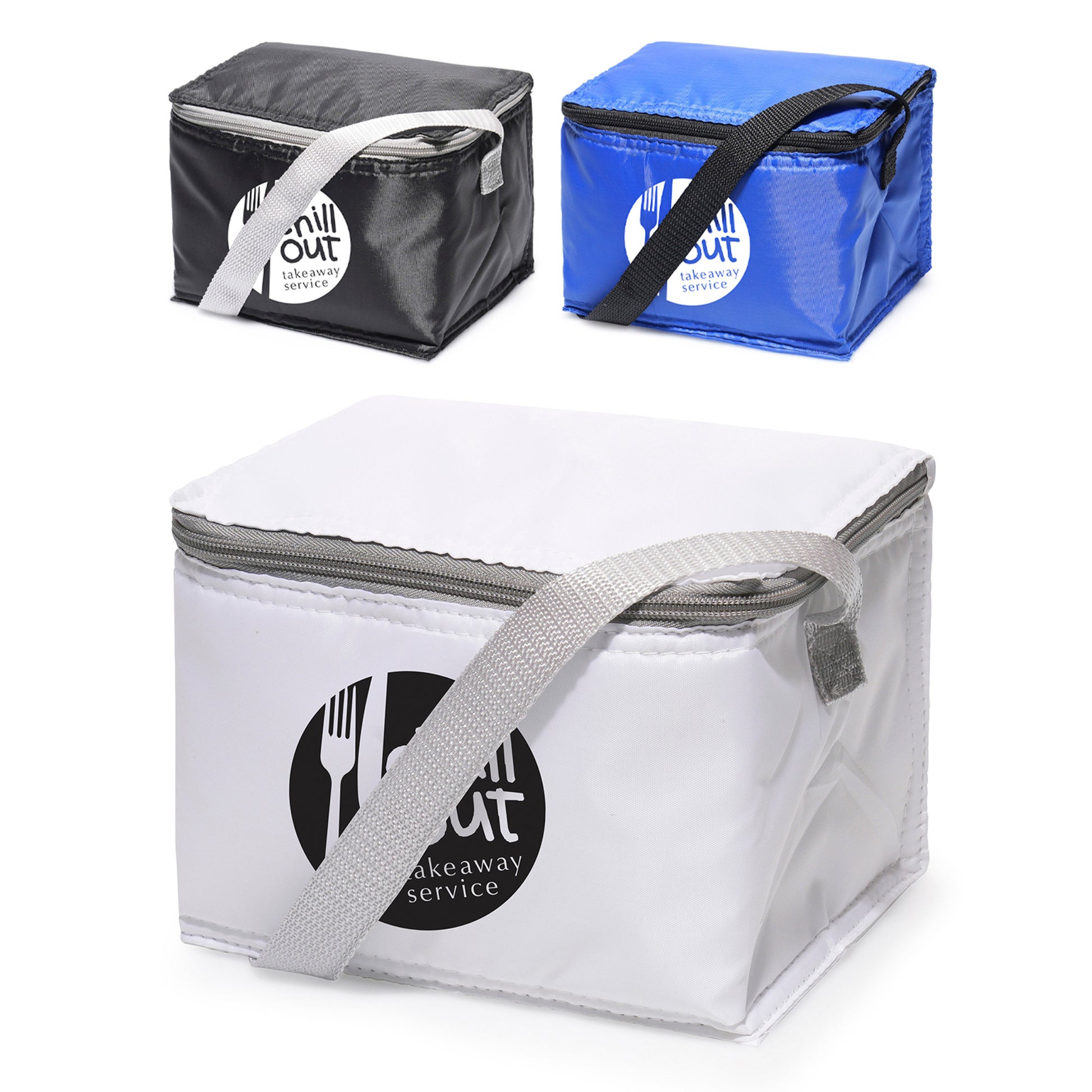 RPET Griffin Cooler Bag Black and White London®