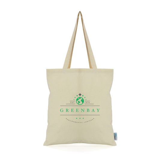 Natural 5oz Recycled Cotton Shopper Black and White London®