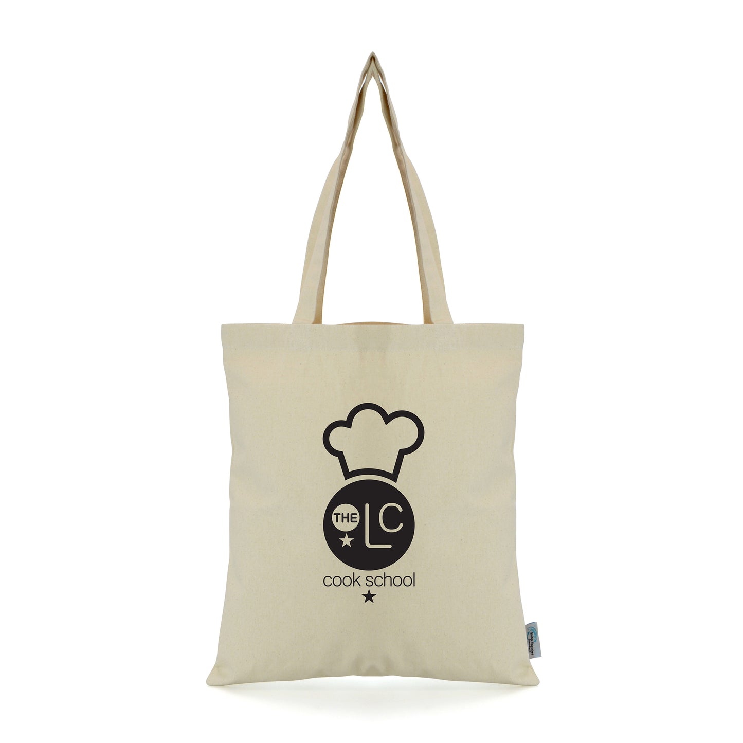 Hesketh Natural Recycled 7oz Cotton Shopper Black and White London®