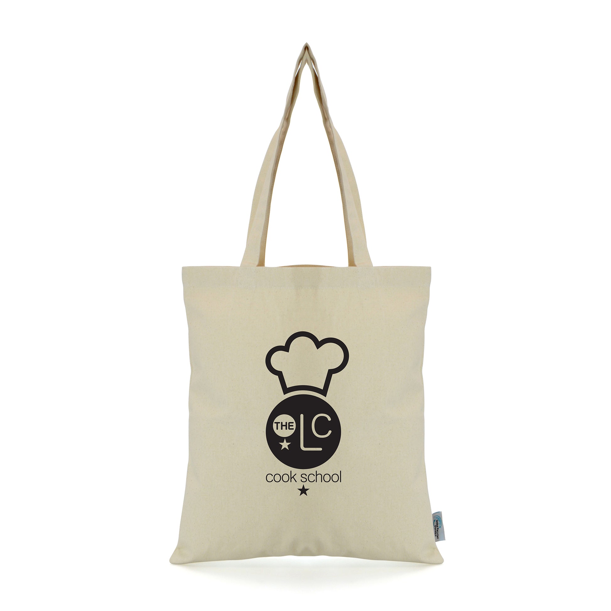 Hesketh Natural Recycled 7oz Cotton Shopper Black and White London®