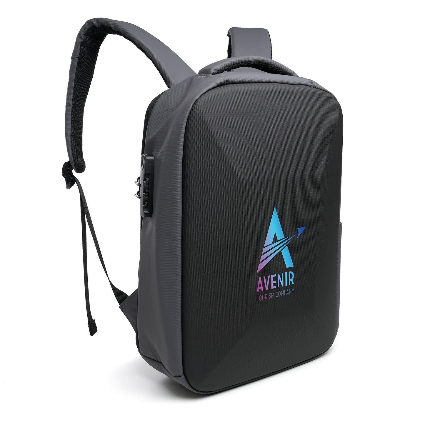 Vantis Hardshell Backpack Black and White London®