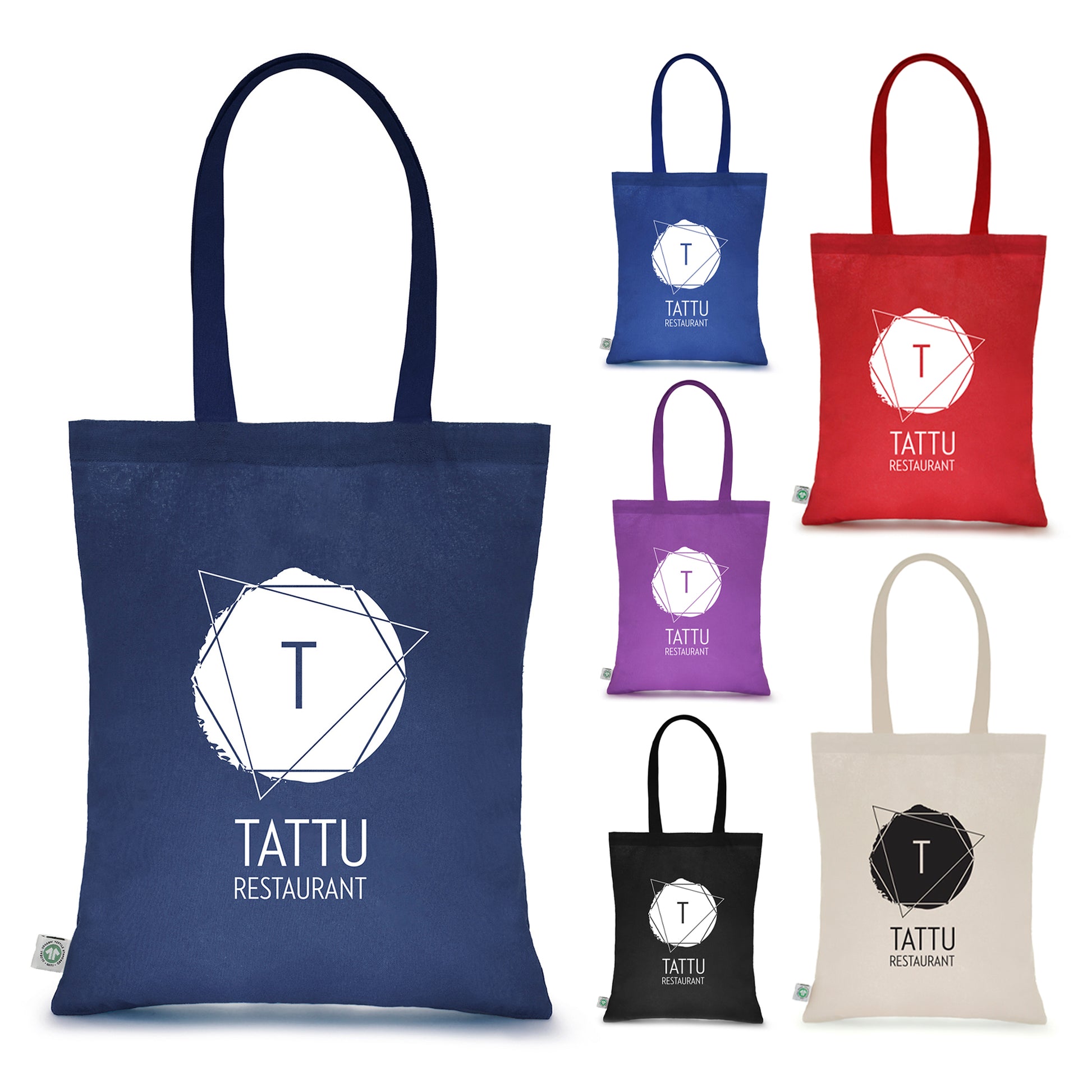 Budget Organic Cotton Shopper Black and White London®