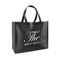 Jackson Shopper Non-Woven Tote Bags Black and White London