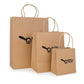Brunswick Large Natural Paper Bag Black and White London®